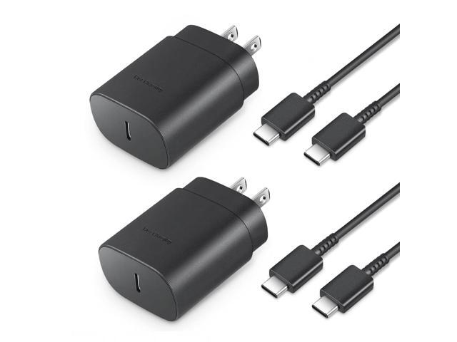 KEHIPI Type C Charger Fast Charging, 2-Pack 25W Wall Charger Power Adapter with Fast Charging Cable Compatible with Galaxy S25/S24/S23...