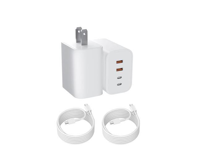 KEHIPI USB c Charger,Wall Charging Adapter,USB Charger Block Multiple Ports with C to C Cables for iPhone 16/16 Plus/16 Pro/16 Pro Max/iPhone 15/15...