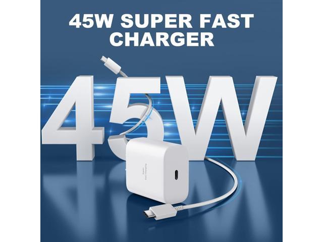 KEHIPI S24 S23 S25 Ultra Charger, Super Fast Charger Type C, 45W USB C Fast Charger Block with 10FT Android Phone Charging Cable for Samsung Galaxy...