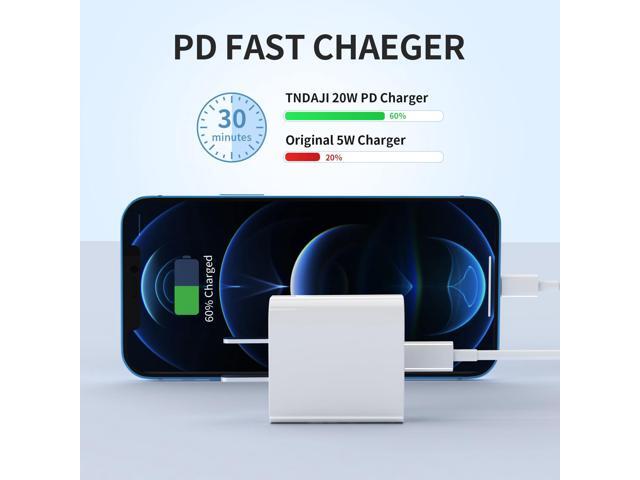 KEHIPI USB C Charger iPhone Charger Fast Charging 3Pack 20W Type C Wall Charger Block with 6FT Long USB C Charger Cable Compatible for iPhone...