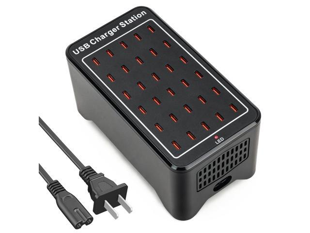 KEHIPI USB C Charger Station 150W,30 Port USB Charger Block USB Charging Hub, Multiport USB C Charger Desktop Charger Compatible with iPhone...