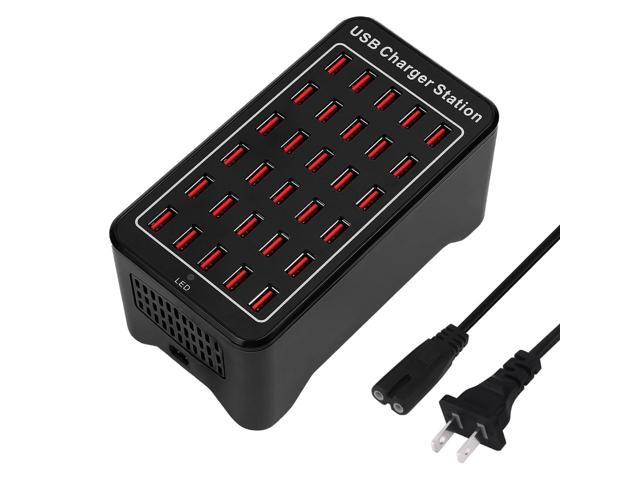 KEHIPI 30 Port USB Charger, 150W/30A USB Smart Charger, 30-in-1 Desktop Charging hub, Multi-Port USB Charging Station for...