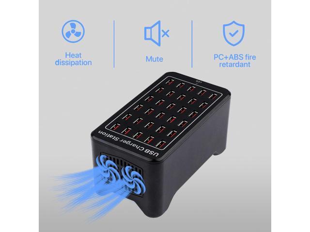 KEHIPI 30 Port USB Charger, 150W/30A USB Smart Charger, 30-in-1 Desktop Charging hub, Multi-Port USB Charging Station for...