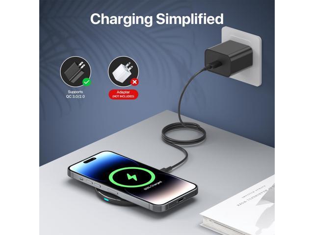 KEHIPI Wireless Charger 30W, 30W Fast Wireless Charging Pad For iPhone 15 14 13 12 11 X 8, Samsung Wireless Charger For Galaxy...