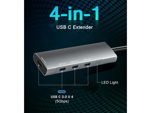 KEHIPI ENON USB C Hub 5Gbps, Laptop Docking Station with 4 x 5Gbps USB-C Data Ports Comptible for MacBook Pro, iMac, iPad Pro, iPhone 16/15, Galaxy...