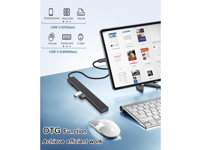 KEHIPI 11 in 1 USB C Hub USB Hub 3.0 with SD Card Reader, USB Extender with Memory SD/Micro SD Card Reader, for Laptop, PC, MacBook, iPad Pro,...