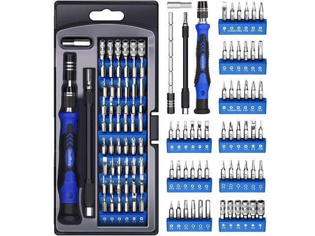 KEHIPI Precision Screwdriver Set, 61 in 1 Computer Repair Tool Kit with 56 Bits and Large Size Mat with Dry Erase Pen Compatible for Laptop, PC,...