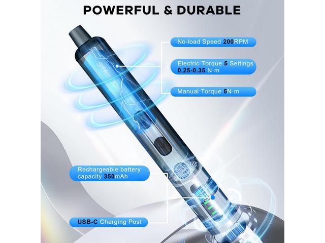 KEHIPI 68-in-1 Mini Electric Screwdriver and 13-in-1 Multi-bit Screwdriver