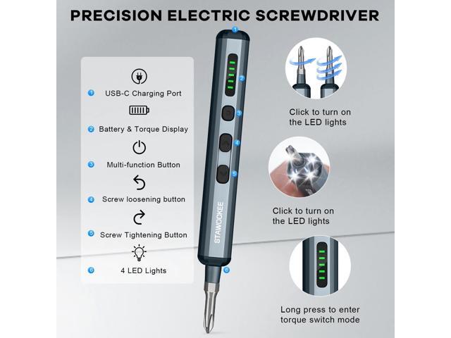 KEHIPI 68-in-1 Mini Electric Screwdriver and 13-in-1 Multi-bit Screwdriver