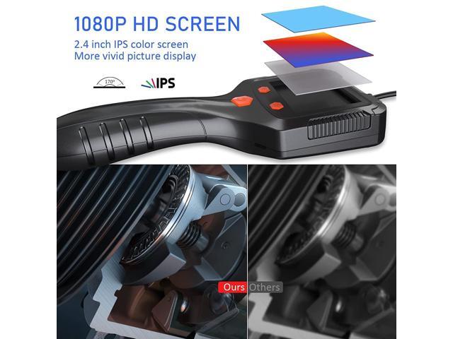 KEHIPI Borescope, Endoscope Camera with Light, IP67 Waterproof Endoscope, 1080 HD Inspection Endoscope, Snake Camera with 50FT Semi-Rigid Cord,...
