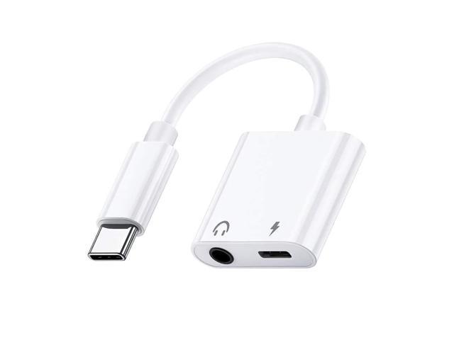 KEHIPI USB Type C to 3.5mm Headphone Audio and Charger Adapter, Support PD & QC Fast Charging, Compatible with Google Pixel 4 4XL 3 3XL 2 2XL,...