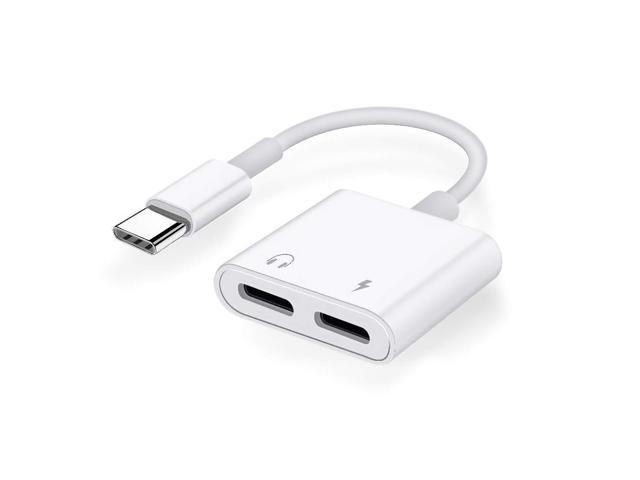 KEHIPI USB C Splitter, Dual USB C Audio and Charger Adapter Compatible with ipad Pro/Air 4,Samsung Galaxy Phone S21/S20/FE 5G/+/Ultra/Note...