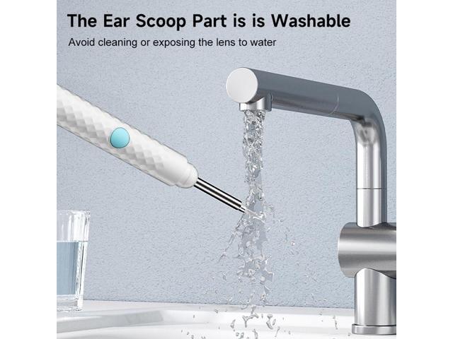 KEHIPI Ear Wax Removal Tool Camera, Otoscope with 8 Pcs Ear Set, Digital Visual Ear Pick Wax Remover, Ear Cleaning Kit with 6 Ear Spoon for iOS &...