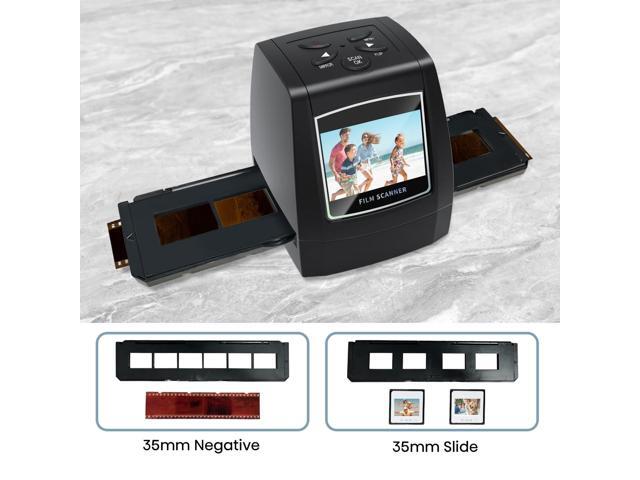 KEHIPI Mini Digital Film & Slide Scanner Converts 35mm Negatives & Slides to JPEG Photo Includes 2.4 LCD Screen Easy Load Film Adapters