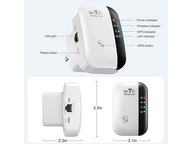 KEHIPI WiFi Extender, WiFi Signal Booster Up to 5800sq. ft and 56+ Devices, WiFi Range Extender, Wireless Internet Repeater, Long Range Amplifier...