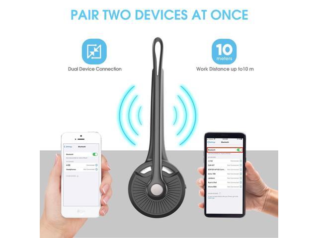KEHIPI Bluetooth Headset with Microphone, Noise Canceling Wireless On Ear Headphones, Bluetooth Headphones with Mic Charging Base, Phone Headset...