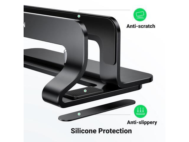 UGREEN Vertical Laptop Stand Holder for Desk Compatible with MacBook Pro, MacBook Air Stand Vertical Aluminum Adjustable for Up to 17.3 Inch Gaming...