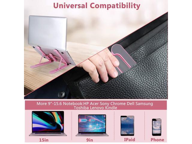 KEHIPI Portable Laptop Stand, Adjustable Laptop Holder Riser Computer Stand for Desk Notebook