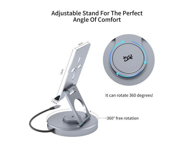 KEHIPI Docking Station for Steam Deck/ROG Ally/Legion Go - 6-in-1Steam Deck Dock with HDMI 2.0 4K@60Hz, 3.5mm Audio and USB-C PD 100W Speed...