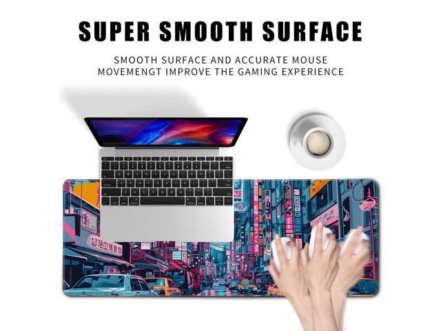 KEHIPI Japanese Mouse Pad Desk Pad 80s City Desk Decor Mat, Large Gaming Mouse Pad for Desk Computer Keyboard Laptop, Desk Decor Home Office...
