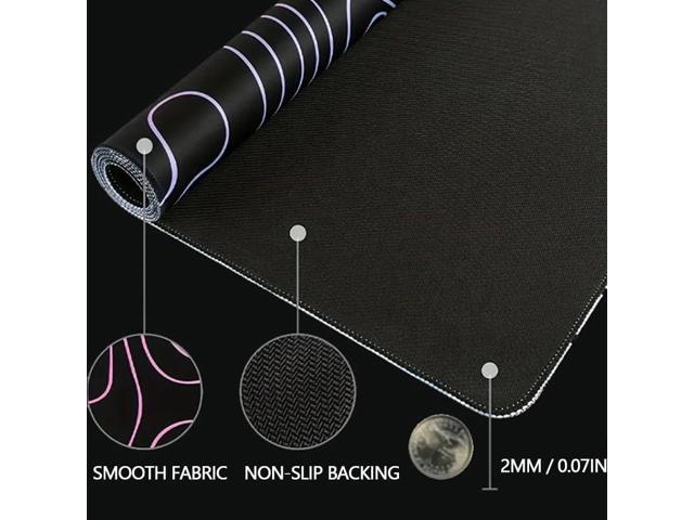 KEHIPI Large Mouse Pad for Desk - Gaming Mouse Pad with Stitched Edges, Anti-Slip Base, Desk Mat Desk Pad for Keyboard and Mouse