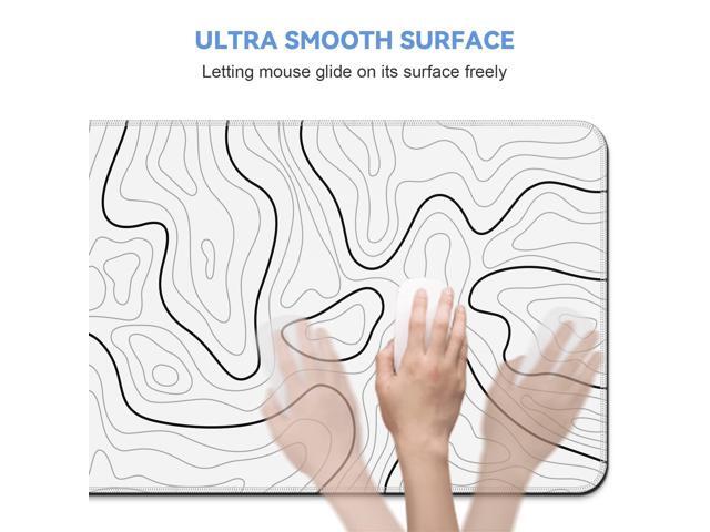KEHIPI Large Mouse Pad for Desk - Gaming Mouse Pad with Stitched Edges, Anti-Slip Base, Desk Mat Desk Pad for Keyboard and Mouse