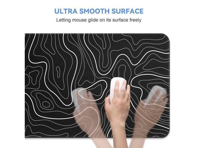 KEHIPI Large Mouse Pad for Desk - Gaming Mouse Pad with Non-Slip Base Stitched Edges, Desk Mat Desk Pad for Keyboard and Mouse