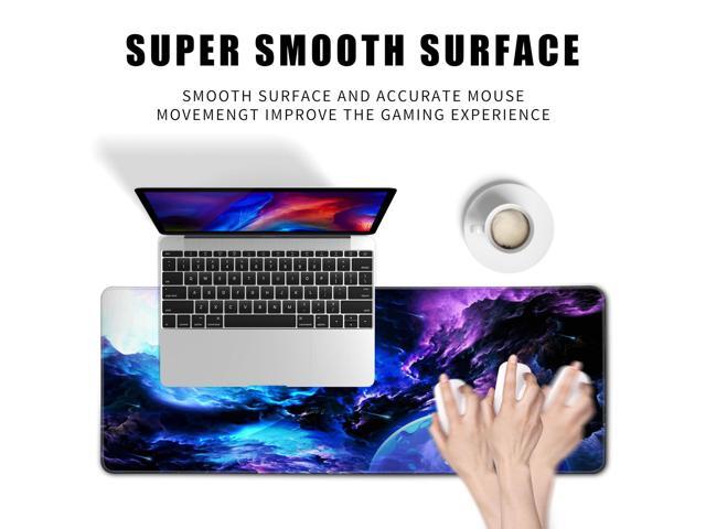 KEHIPI XL Gaming Mouse Pad Desk Pad Galaxy Print Extended Big Mouse Pad Large,31.5x11.8in Long Computer Keyboard Mousepad Mouse Mat with 3mm...