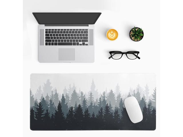 KEHIPI Desk Mat,Large Mouse Pad 31.5x11.8 Inch XL Extended Gaming Mouse Pad Mat with Non-Slip Base Stitched Edges Mousepad for...