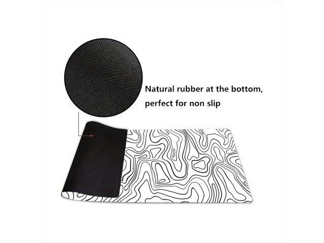 KEHIPI Large Gaming Mouse Pad with Stitched Edges, Anti-Slip Base, for Keyboard and Mouse