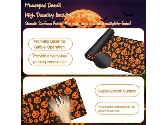 KEHIPI Halloween Mouse Pad - 31.5×15.8 Inch Gaming Mouse Pad with Stitched Edges for Keyboard and Mouse