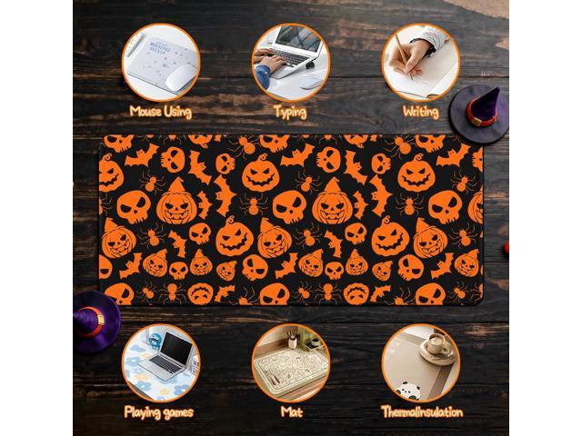 KEHIPI Halloween Mouse Pad - 31.5×15.8 Inch Gaming Mouse Pad with Stitched Edges for Keyboard and Mouse