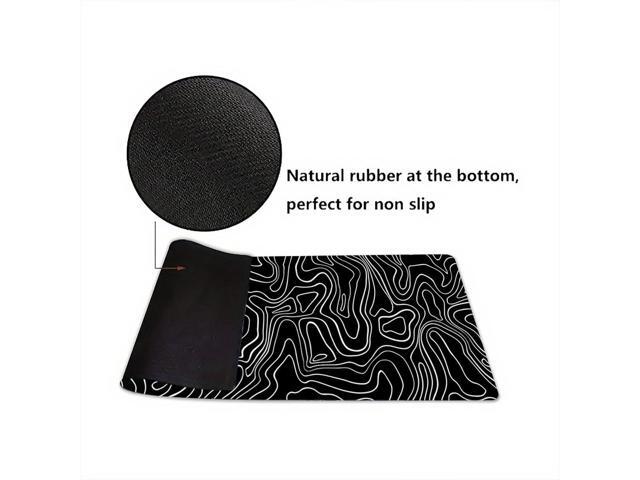 KEHIPI Large Mouse Pad for Desk - Gaming Mouse Pad with Stitched Edges, Anti-Slip Base, Desk Pad for Keyboard and Mouse