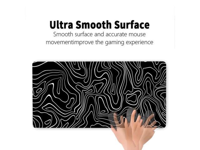 KEHIPI Large Mouse Pad for Desk - Gaming Mouse Pad with Stitched Edges, Anti-Slip Base, Desk Pad for Keyboard and Mouse