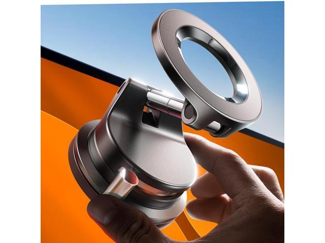 KEHIPI Vacuum Magnetic Phone Holder for Car, Magsafe Car Mount 360 Adjustable Vacuum Suction Cup, Phone Mount for Car...