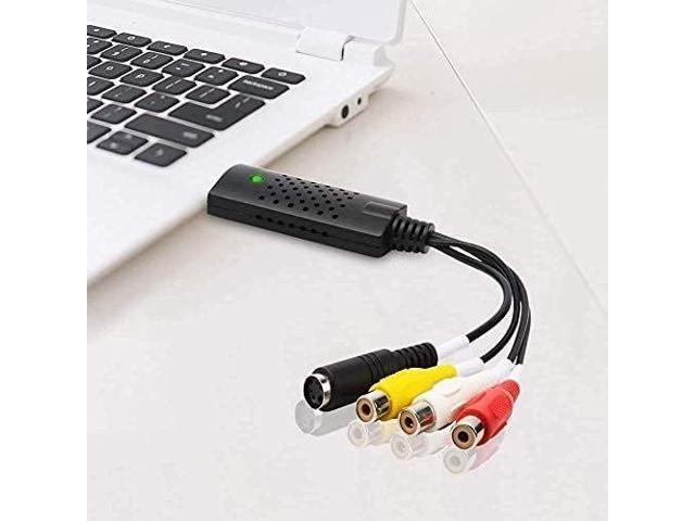 KEHIPI VHS to Digital Converter,RCA to USB Audio Video Converter,USB 2.0 Video Capture Card,Convert VHS to Digital from VHSVCR Mini DV Hi8 DVD for...
