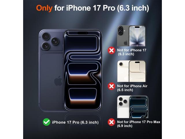 KEHIPI Magnetic for iPhone 17 Pro Case (Compatible with MagSafe)(Military Grade Drop Protection) Translucent Matte Shockproof with...