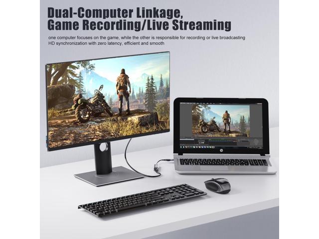 KEHIPI USB3.0 Video Capture Card,4K HDMI to USB/USB-C Capture Card,HDMI Video Capture Device for Streaming and Recording,Work with Windows/Mac...