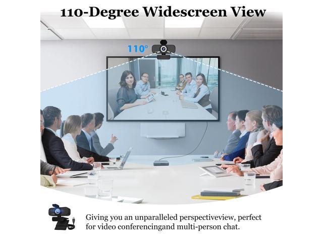 KEHIPI Pc Webcam with Microphone, 1080p Full Hd Web Cam with Rotatable Tripod and Privacy Cover, for Desktop Or Webcam for Laptop, Ideal for Remote...