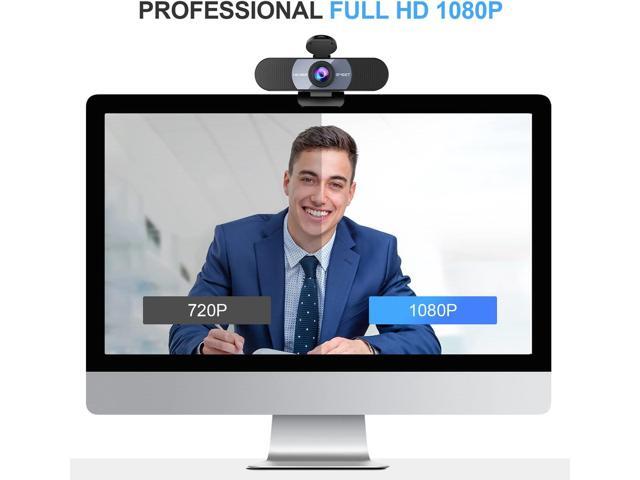 KEHIPI 1080P HD Webcam C960 Web Camera with Microphone, 90° FOV PC Camera w/2 Noise-canceling Mics & Privacy Cover, Plug & Play USB Webcam for...