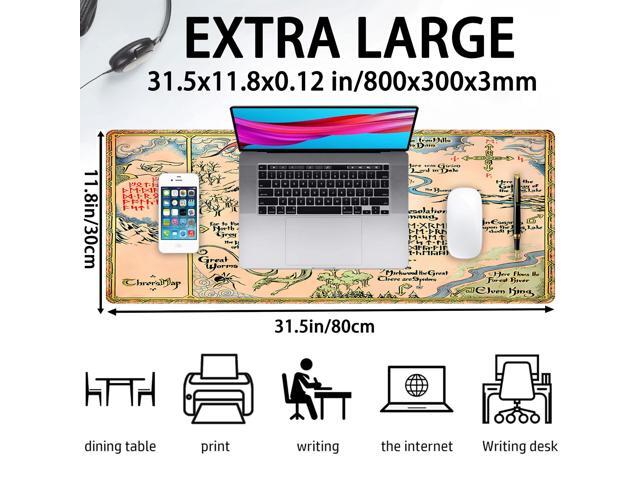 KEHIPI Cute Desk Mat Kawaii Mousepad Beige, Anime Street Mouse Pad Large, Japanese Dakery Cafe Desk Pad for Keyboard and Mouse, Gaming Deskmat XXL,...