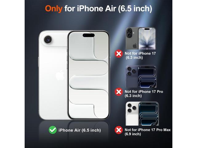 KEHIPI Magnetic for iPhone Air Case (Compatible with MagSafe)(Military Grade Drop Protection) Slim Translucent Matte Shockproof with...