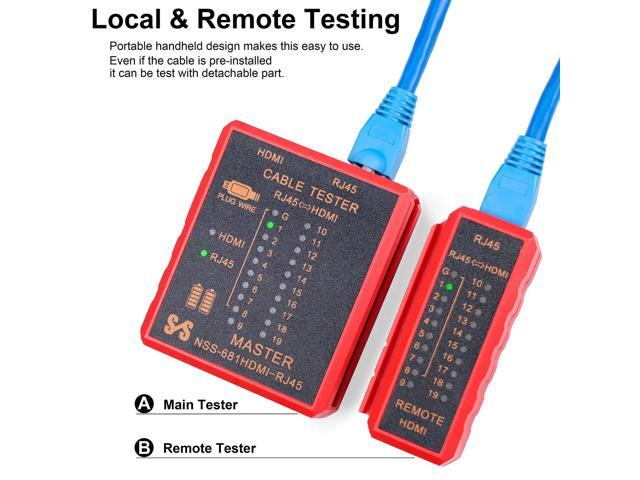 KEHIPI HDMI Tester Portable High Definition Network Cable Tester Checker