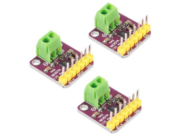 KEHIPI 3 PCS MAX98357 Audio Power Amplifier Module I2S Class D Filterless Audio Amplifiers Board for Arduino, Raspberry Pi, ESP32 (No Welding)
