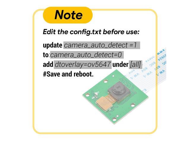 KEHIPI 5MP Camera for Raspberry Pi, 1080P HD OV5647 Camera Module V1 for Raspberry Pi5/4/3/3B+, and Other A/B Series