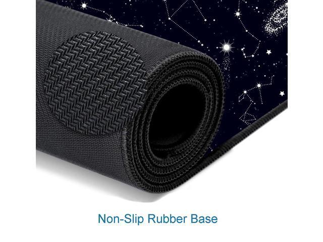 KEHIPI Large Gaming Mouse Pad with Stitched Edges, Black Constellation Desk Mat Extended Keyboard Pad, Non-Slip Rubber Base Desk Pad for Keyboard...