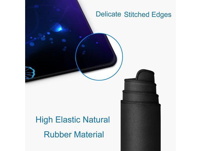 KEHIPI Gaming Mouse Pad, Large Mouse Pads for Women, Non-Slip Rubber Base Mousepad, Keyboard Mouse Mat, Desk Pad with Stitched Edges,...