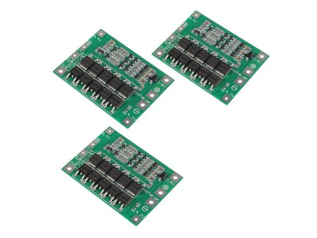 KEHIPI 3 PCS 3S 11.1V 12V 12.6V 60A 18650 Charger PCB BMS Protection Board with Enhance Li-ion Lithium Battery Charger Lipo Cell Module for Drill...