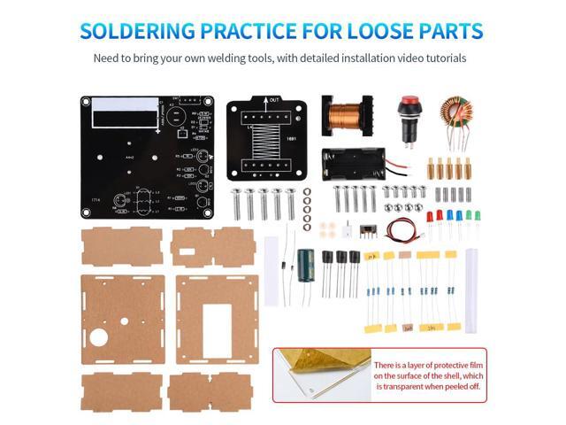 KEHIPI STEM Projects DIY Toys Soldering Practice Kit, Electric Magnetic Transmitter Educational Electronics Kit, Mini DIY Shooting Game Toy Gift...