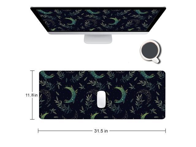 KEHIPI Gaming Mouse Pad, XXL Extended Computer Keyboard Long Mouse Mat, Large Desk Pad for Office Laptop, Non-Slip Rubber Base with Stitched Edge...